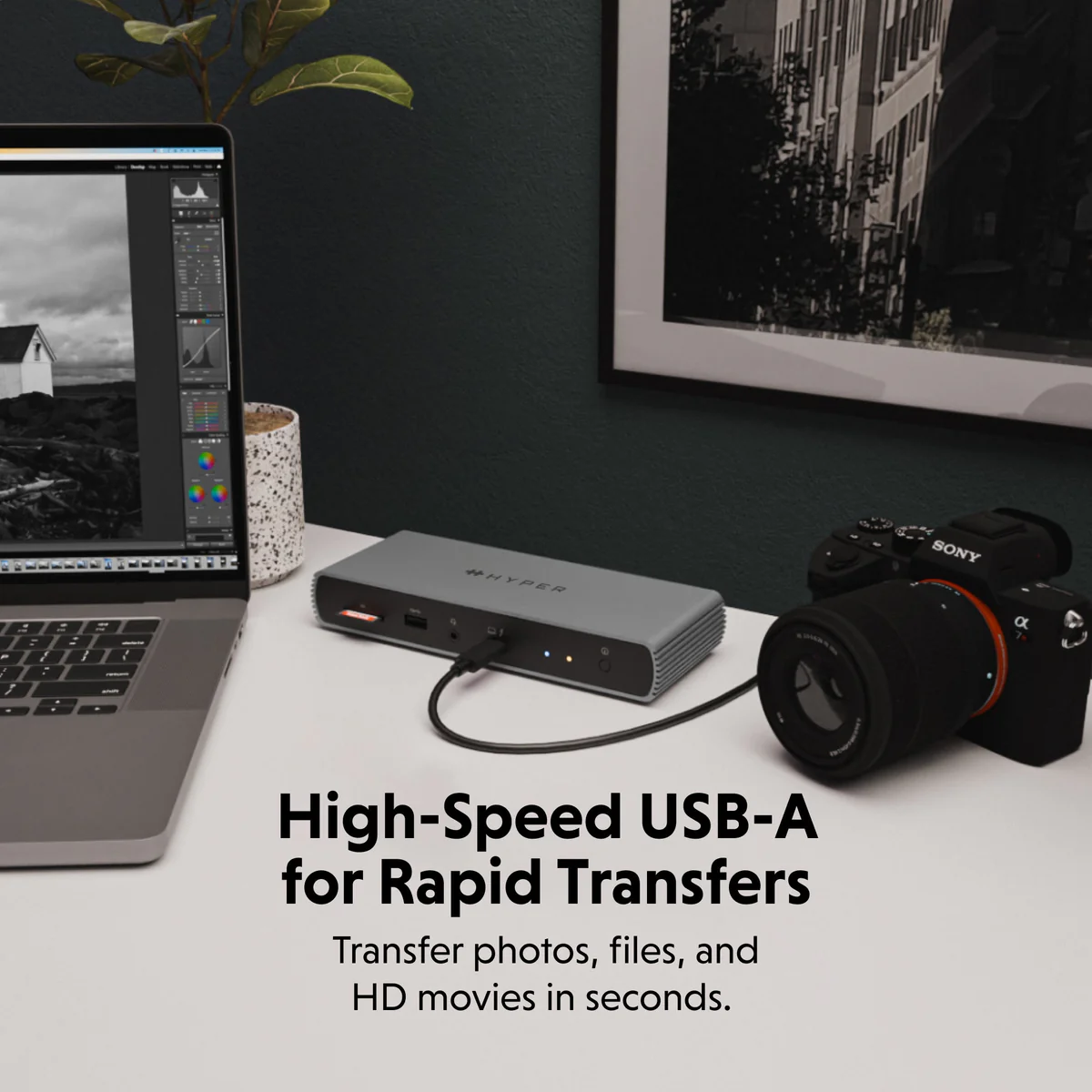 HyperDrive Thunderbolt 4 Docking Station 2 Downstream Ports (1)