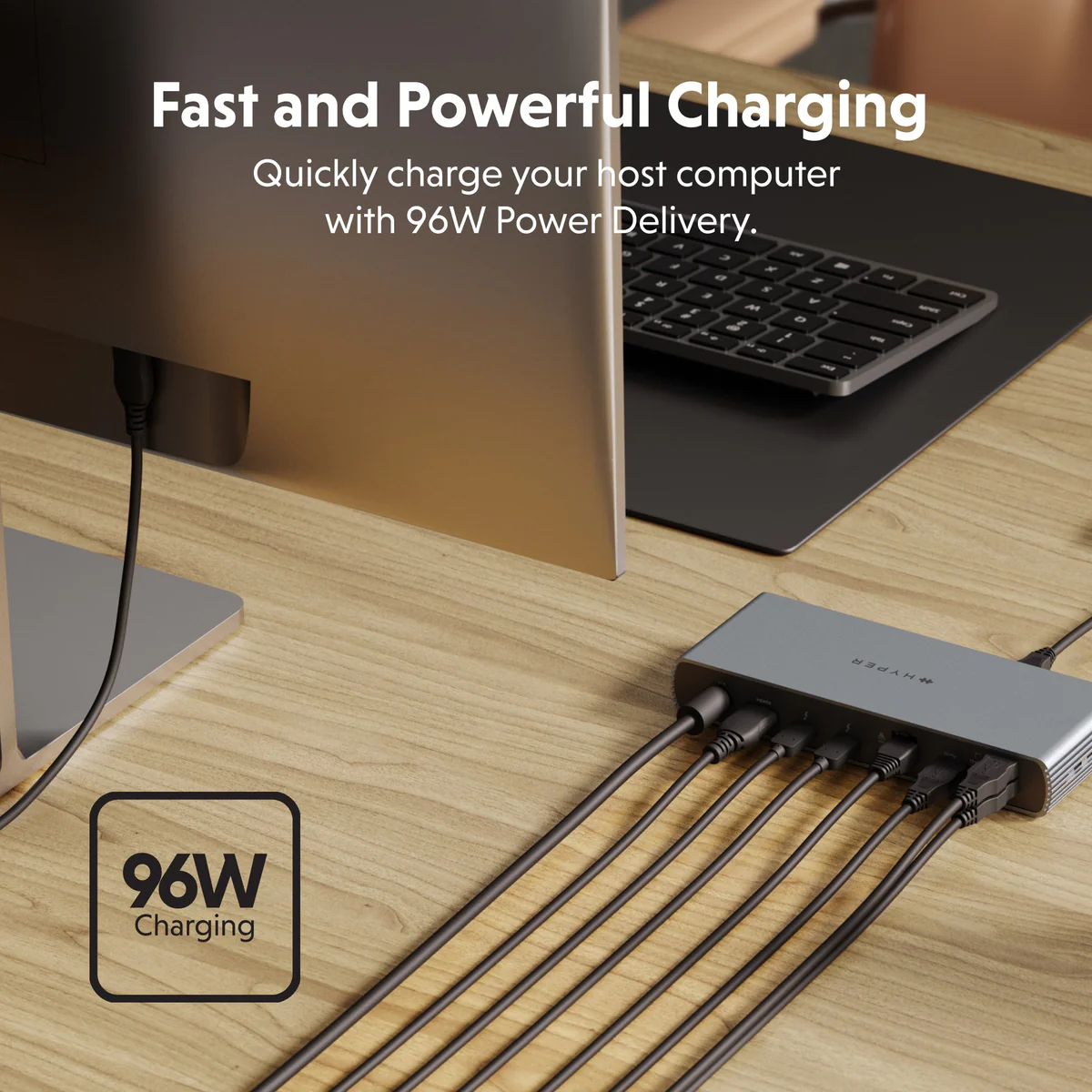 HyperDrive Thunderbolt 4 Docking Station 2 Downstream Ports (3)