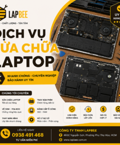 Lapbee chuyên sửa chữa laptop lấy ngay, cấp cứu các lỗi nguồn, màn hình, bản lề, sửa mainboard chuyên sâu. Đội ngũ kỹ thuật viên tay nghề cao, bảo hành dài lâu.
